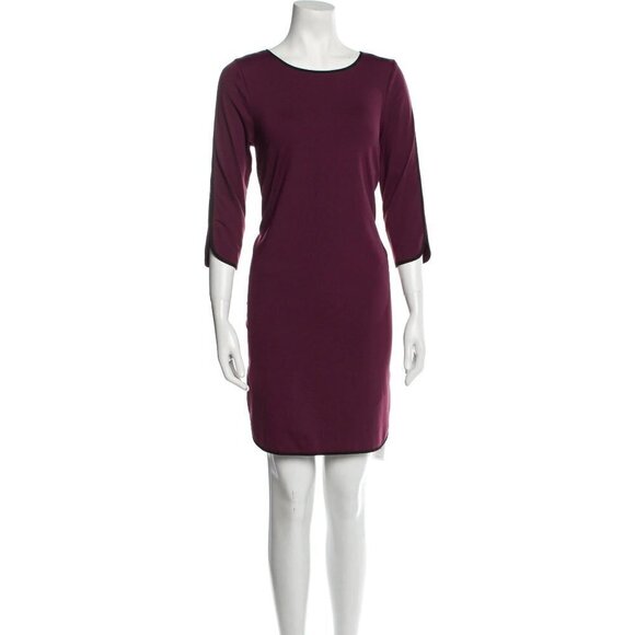 NWT‎ Cynthia Rowley Maroon Shift Dress Sz12 - Picture 1 of 10